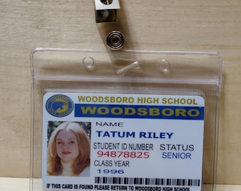 Scream Tatum Riley Woodsboro High School ID Card