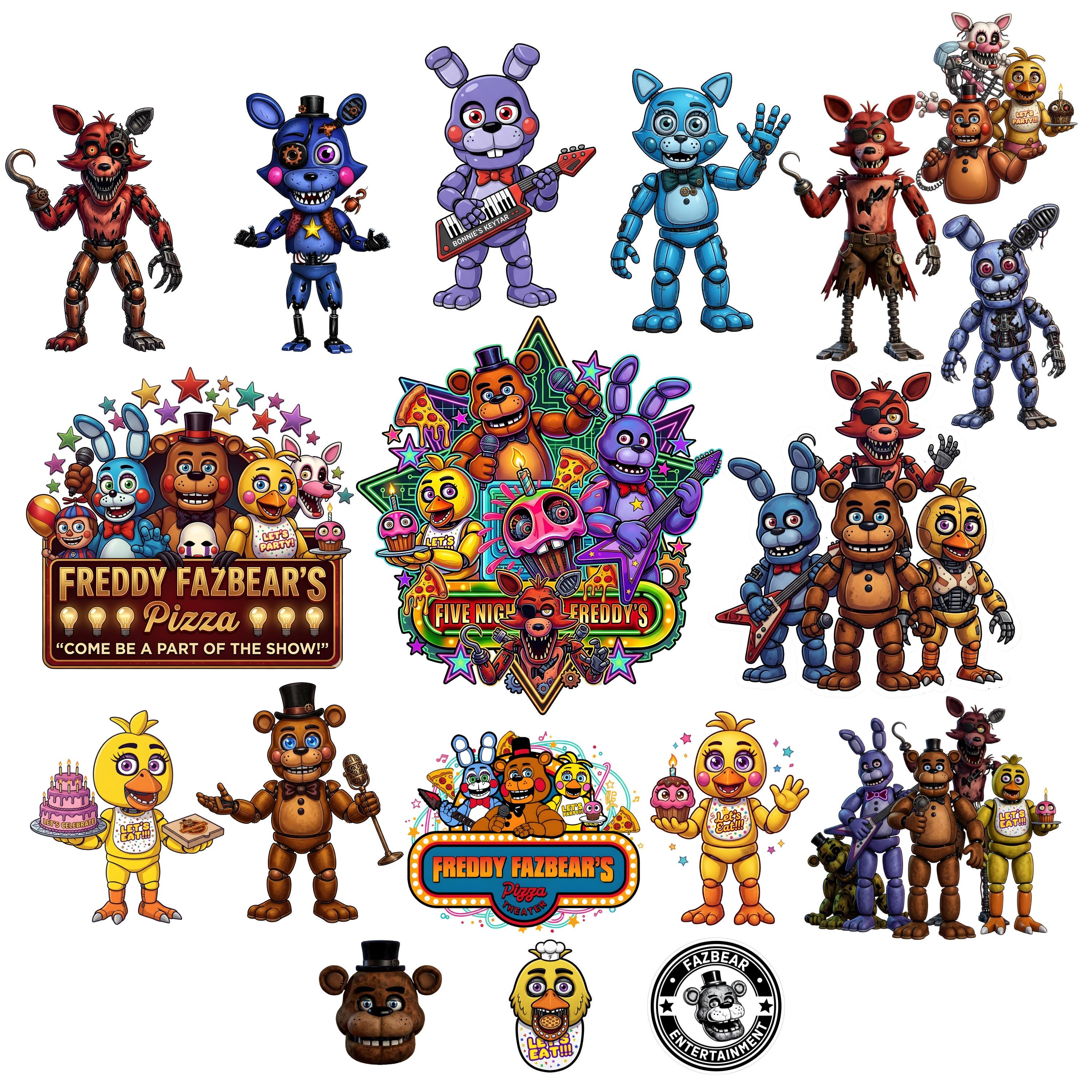 5 Nights at Freddys Stickers - Etsy 5 Nights at Freddys Stickers - Etsy