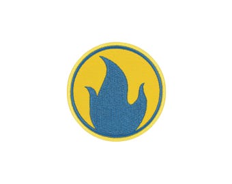 Team Fortress Pyro Blue Patch | Team Fortress Pyro Uniform Patch | Team Blu Pyro Cosplay Prop Embroidery | TF2 Team Blue Pyro Gift