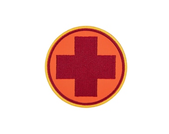 Team Fortress 2 Medic Patch, Team Red Medic Patch, Team Fortress Medic Cosplay Prop, TF2 Cosplay Costume Patch, TF2 Team Red Medic Gift