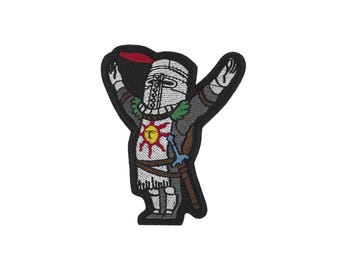 Dark Souls 1 Praise the Sun Patch, DS1 Solaire of Astora Patch, Dark Souls Embroidery, Warrior of Sun Embroidery, Dark Souls I gift