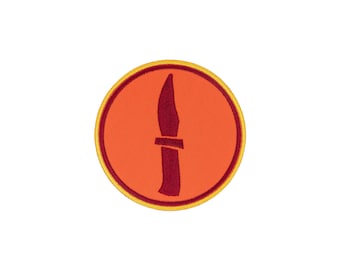Team Fortress 2 Spy Red Patch | Team Red Spy Cosplay Patch | Team Fortress Cosplay Prop Embroidery | TF2 Game Embroidered Gift
