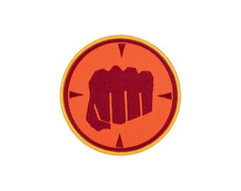 Team Fortress 2 Heavy Patch | Team Red Heavy Patch  | Team Fortress Embroidery | TF2 Heavy Cosplay | Team Fortress Embroidered Gift