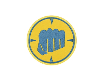 Team Fortress 2 Heavy Patch | Team Blu Heavy Patch  | Team Fortress Embroidery | TF2 Heavy Cosplay Patch | Team Fortress Embroidered Gift