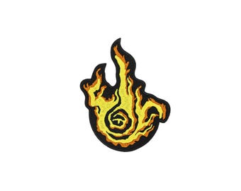 Frenzied Flame Elden Ring-patch, Midra Lord of Frenzied Flame geborduurde patch, Elden Ring Lord of Chaos-borduurwerk, Dark Souls-cadeau
