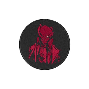 Bloodborne Hunter-patch, Bloodborne geborduurde patch, Soulsborne-borduurwerk, geborduurde gaming-patch, Bloodborne-cadeau