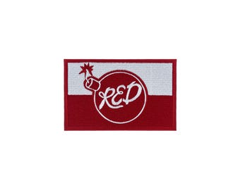 Team Fortress Team Red Logo Patch | Team Red Embroidered Patch | TF2 Cosplay Red Costume Patch | Team Red Embroidery Gift