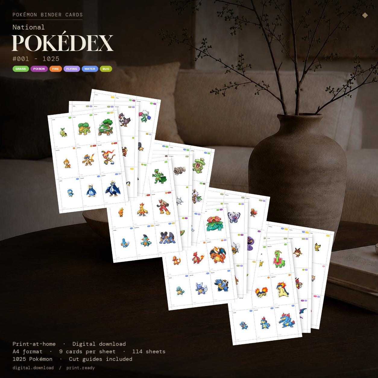 全国ポケモン図鑑 - Etsy 日本