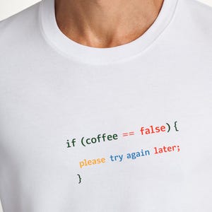 Camiseta divertida de programación informática, regalo para programadores y desarrolladores, camiseta con humor sobre programación, ropa geek chic para programadores.