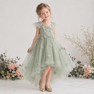etsy sage green dress - global-print-Claudia Rose Black