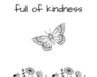 Colouring Affirmations for kids - Encourage positive self talk with 25 different affirmation colourings.