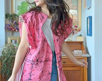 UPcycled Textiles Super Vest, Swimsuit Coverup