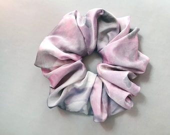 Watercolor Scrunchy - ReClaimed Silk/Poly