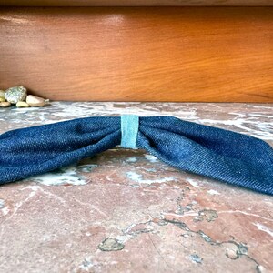 ReClaimed Denim Hair Bow image 4