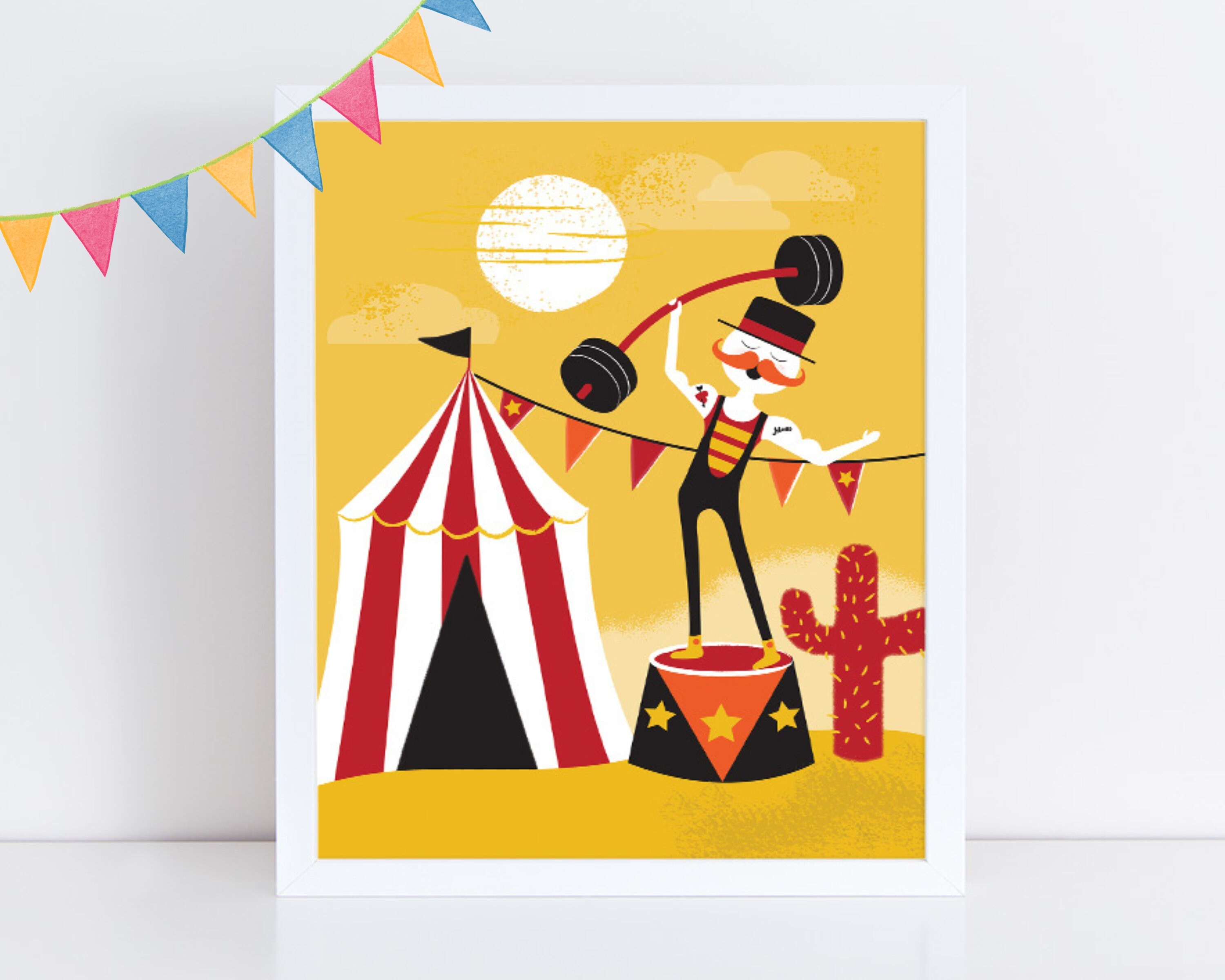 Set of 3 Circus Prints Kid and Nursery Art Circus Theme - Etsy