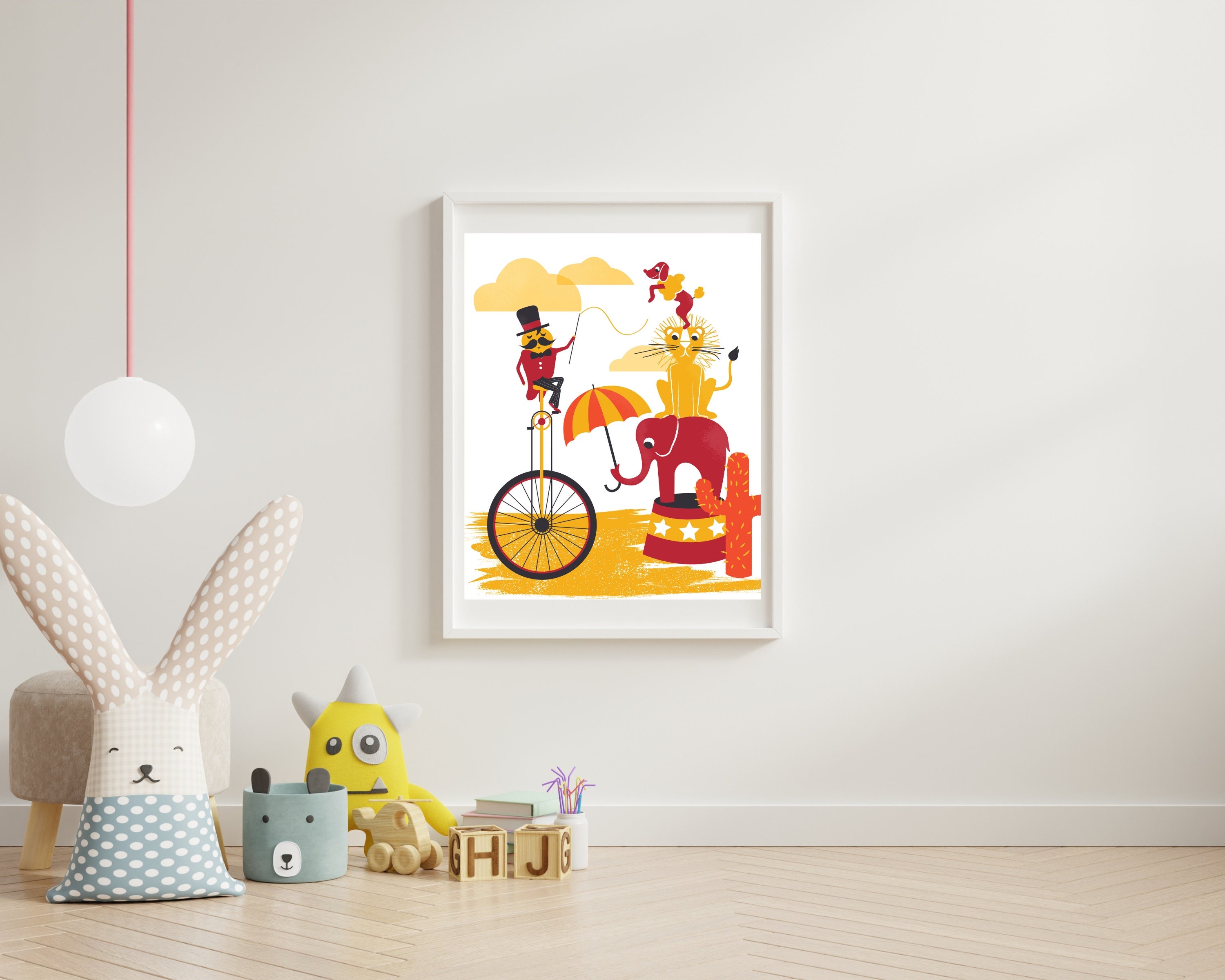 Set of 3 Circus Prints Kid and Nursery Art Circus Theme - Etsy