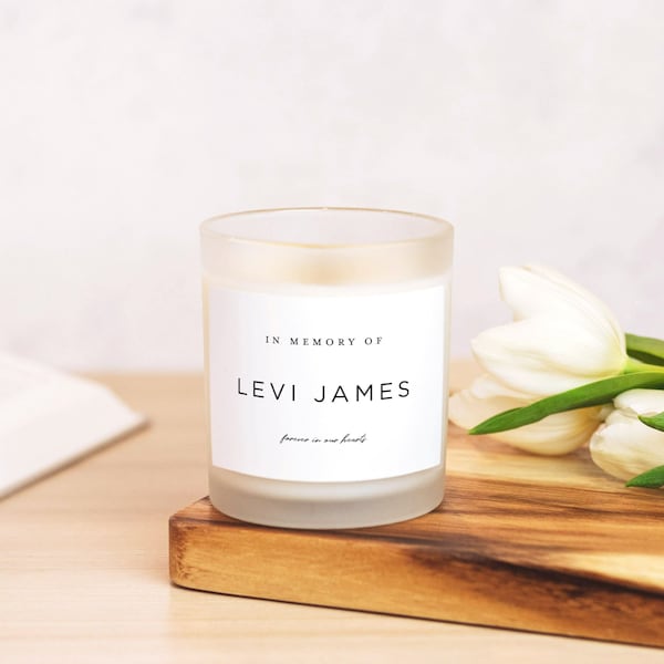 Custom Miscarriage Candle Etsy