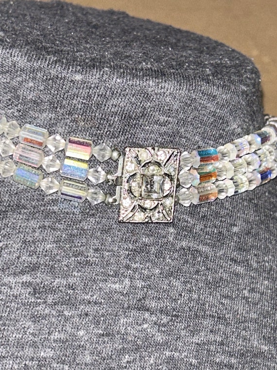 Vintage Clear Quartz Layered Necklace - image 6