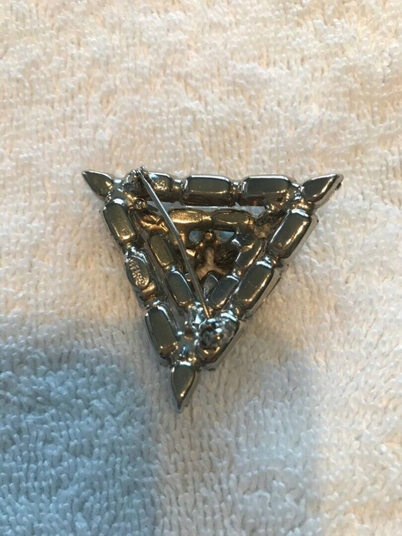 Vintage marked WEISS brooch pin 2 inch Mid centur… - image 3