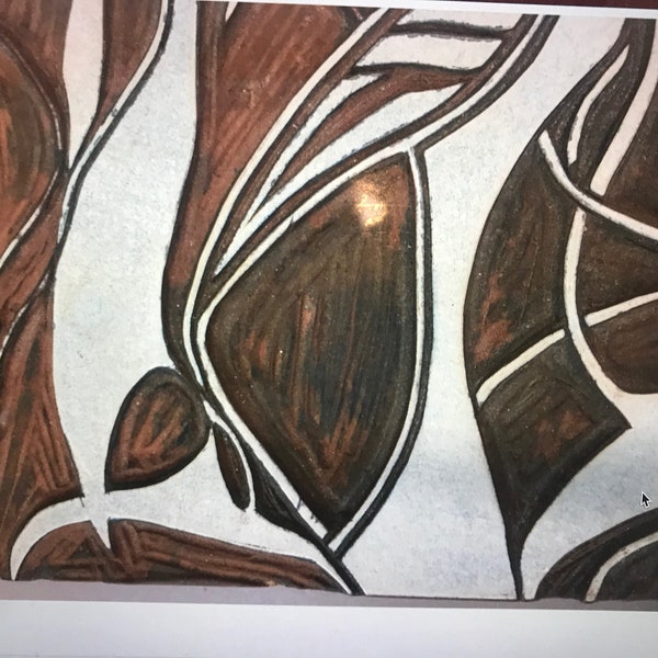 Carved Woodblock Etsy