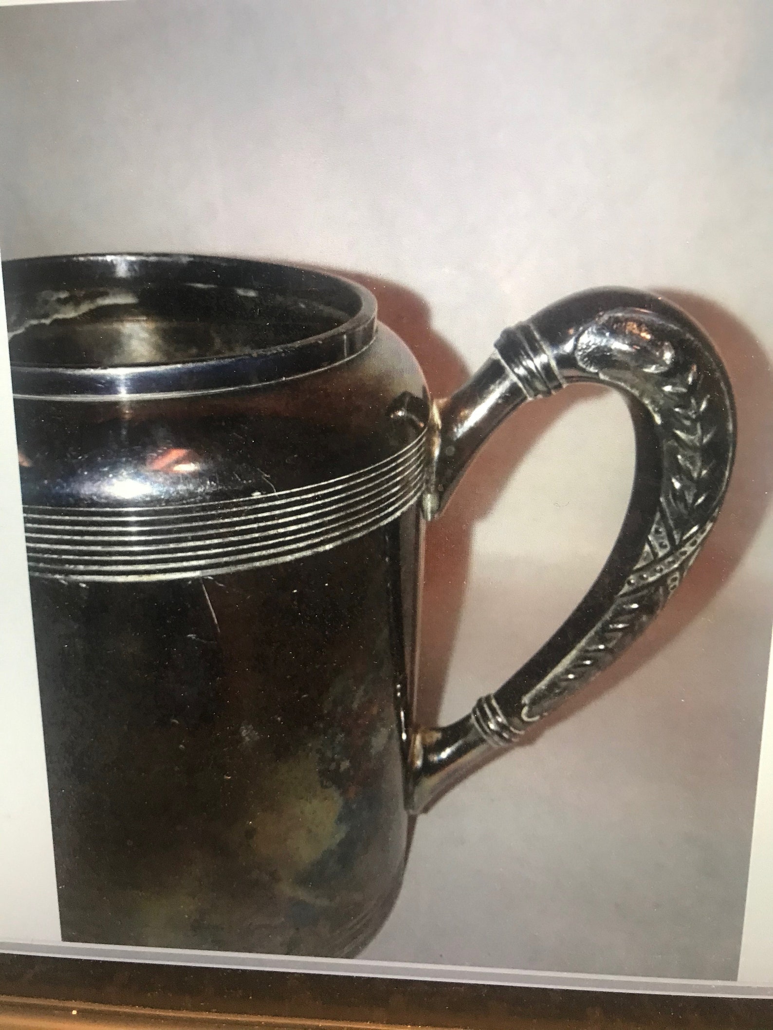 Vintage Antique Silver Plate Pitcher Hartford 1409 Botanic Etsy