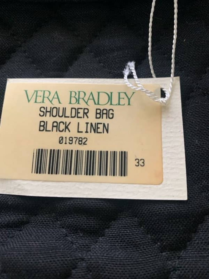 Vintage NWT Vera Bradley Indiana SPECTATOR Linen Purse rare, Shoulder Bag image 4