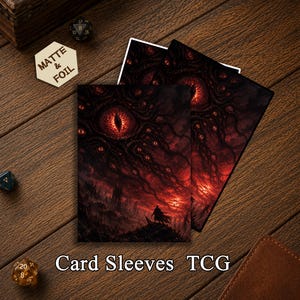 card sleeves for eldritch horror Angel Game - 102 Pack Textured Back - Perfect MTG Atraxa Praetor's Voice Commander Horror Card Sleeves - Etsy