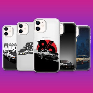 Funda Trueno AE86 para teléfono Initial D Anime JDM para iPhone 17 Pro 16e 16 15 Samsung S26 S25 S24Ultra S23FE S22 A17 A16 Pixel 10 Pro XL 9A