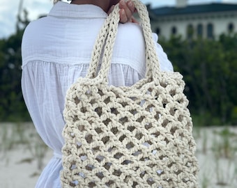 Handmade crochet bag