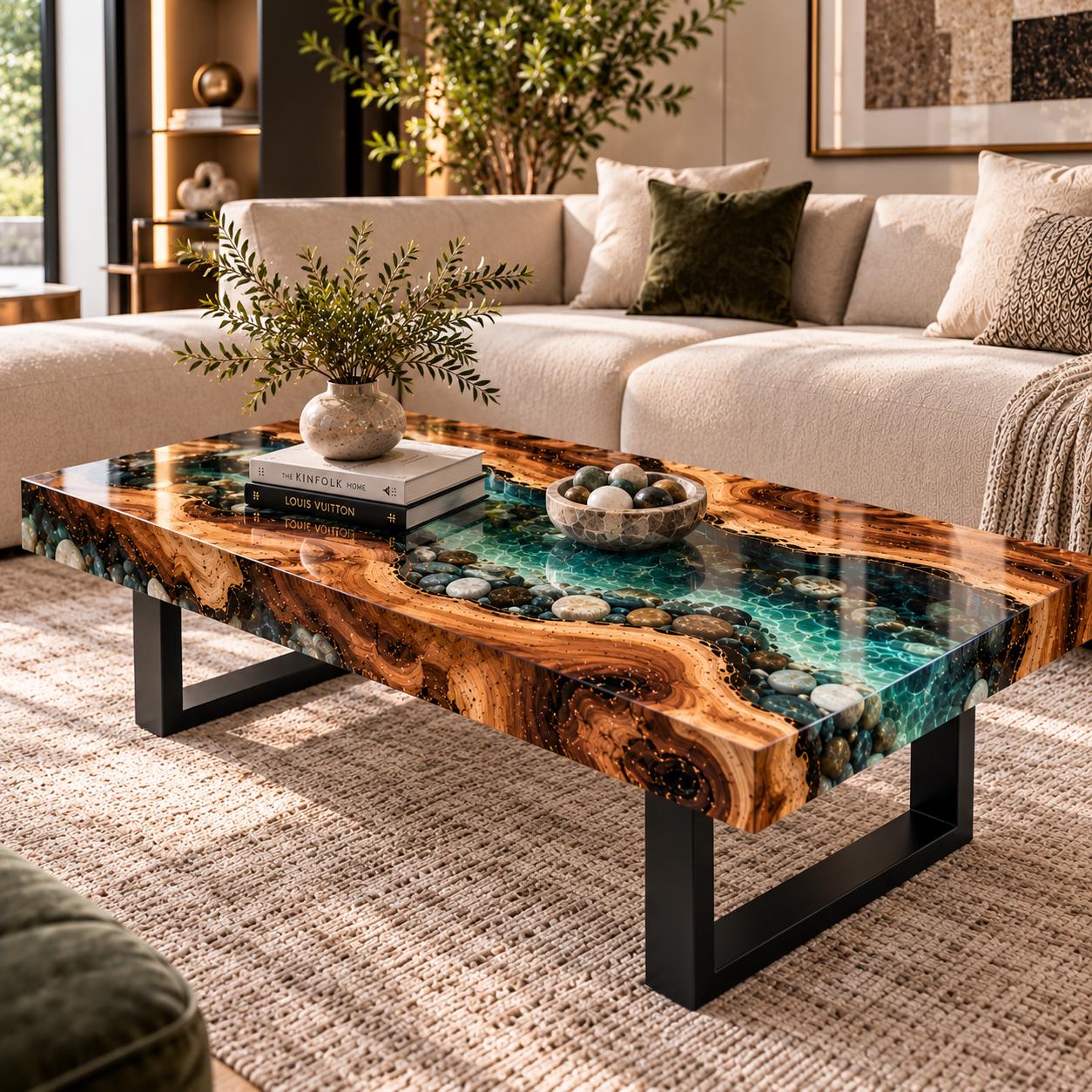 Resin table - Etsy 日本