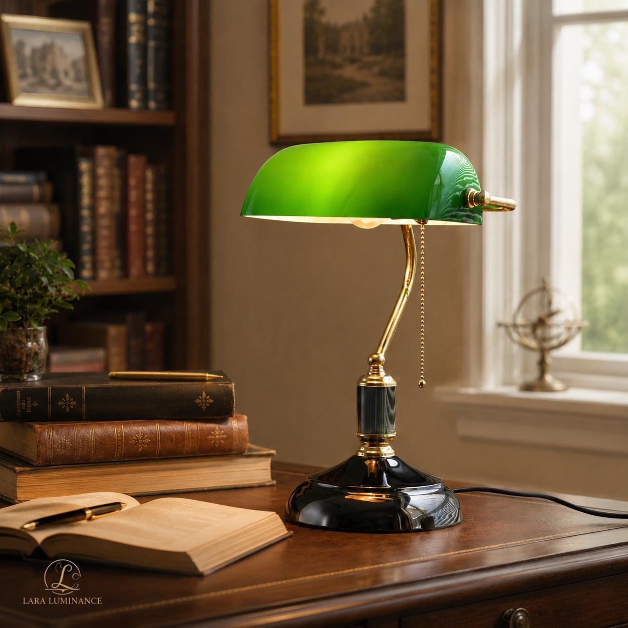 Antique green desk lamp - Etsy 日本