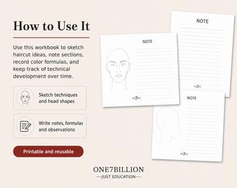 Hair Technique Notebook PDF – One7Billion