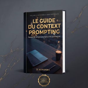 AI-multiplikator volym 1 | Guide till anpassade kontextfrågor | Färdig mall ChatGPT Gemini Claude | Företagsproduktivitet