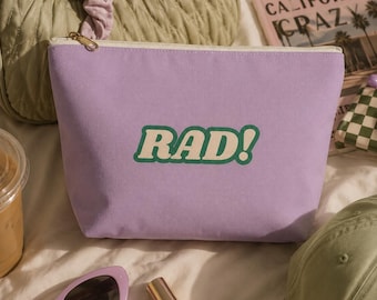 RAD! Accessory Pouch | Pink T-Bottom Makeup Bag