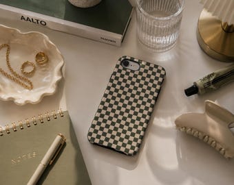 Checkered Phone Case | Retro Skate Pattern