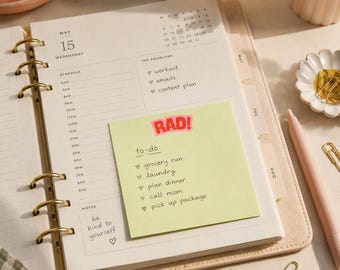 Rad! Post-it Note Pads | Rad! sticky notes