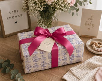 Sardines Wrapping Paper | Winter Sports Gift Wrap