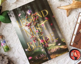 Legend of Mist and Blade Signed Paperback Book - Arthurian Romantic Fantasy