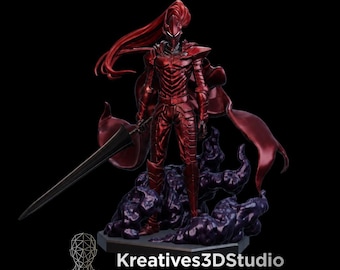 Igris Solo Leveling Figure 3D Model STL File | Display Collectible (Digital Download)