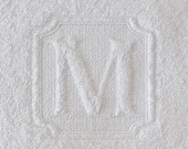 Victorian Embossed Embroidery Monogram Font - Instant Download