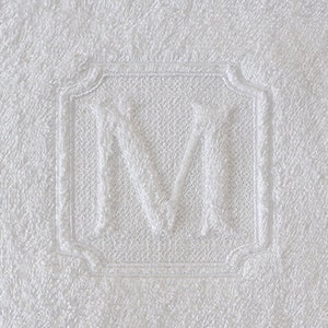 Victorian Embossed Embroidery Monogram Font - Instant Download