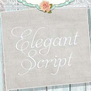 Set di font Elegant Embroidery Script - Download immediato