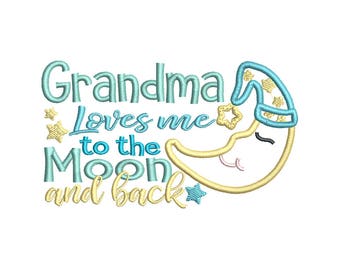 Loves Me To The Moon Etsy