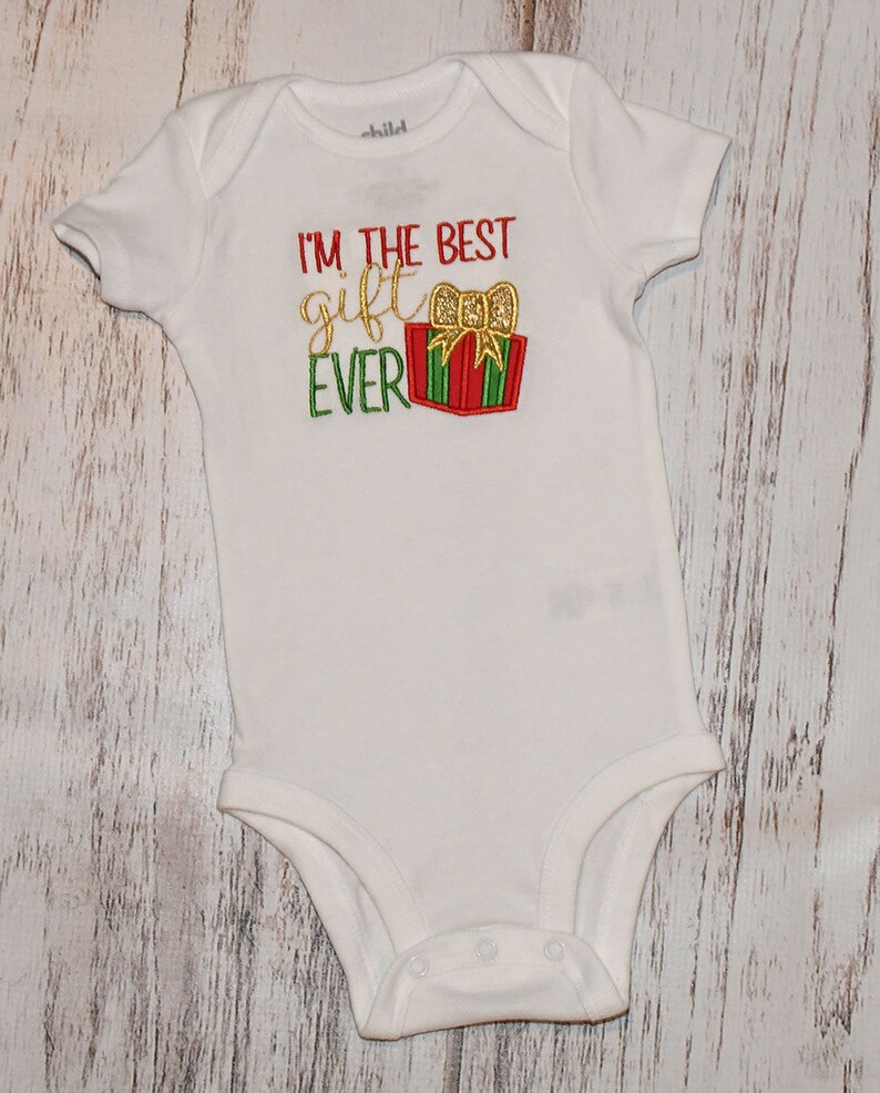 Best Gift Ever Applique Embroidery Design Instant Download Etsy