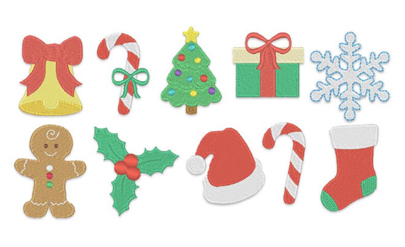 Christmas minis jessecmault design set instant download  etsy
