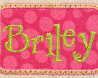 Whimsy Embroidery Font - Instant Download