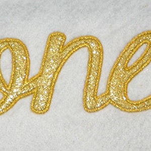 Premier anniversaire un motif de broderie appliqué - téléchargement immédiat