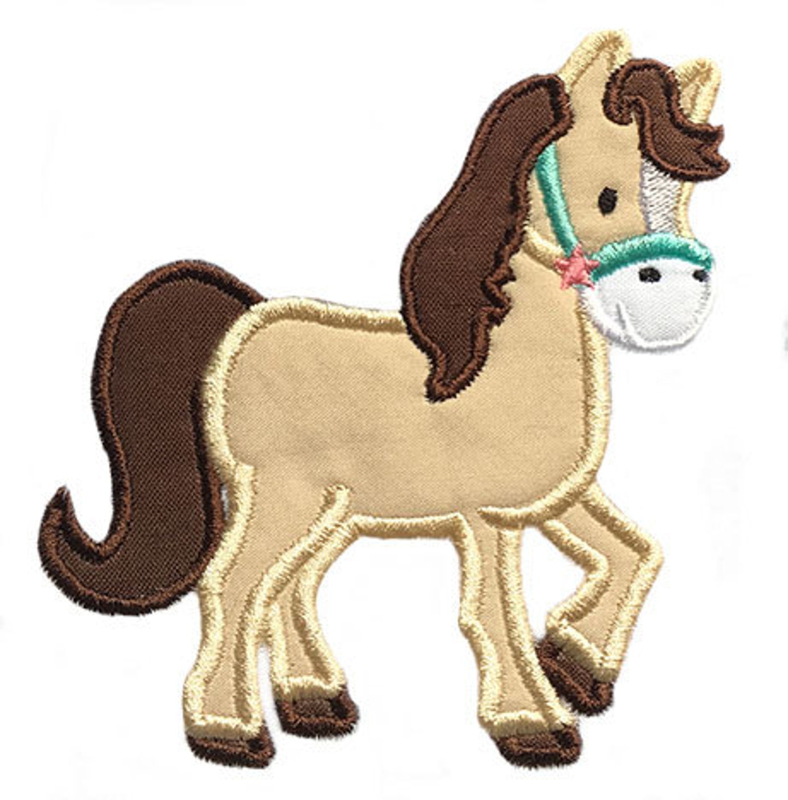 Horse Applique Embroidery Design Instant Download Etsy