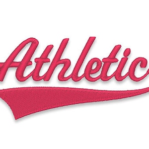 Athletic Embroidery Font - INSTANT DOWNLOAD