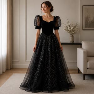 long black vampire dress Halloween Costume Women, Gothic Maxi Gown, Sleeve Black for Halloween Witch Cosplay Outfit (Small) : Clothing, Shoes & Jewelry The corset is made sizechart-women Boho A-Line Wedding Dress Style:Number 1